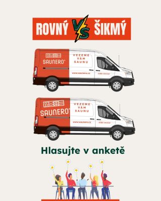🙏 Potřebujeme poradit. Která varianta polepů firemní dodávky se vám líbí víc? 🚐🎨 Logo rovně, nebo šikmo? 🤔➡️↘️